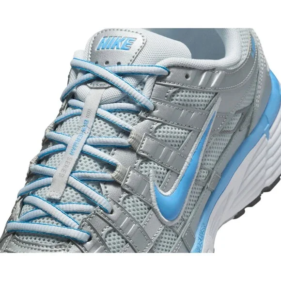 Nike P-6000 CD6404-025 Mens US 14 Metallic Platinum University Blue Shoes DDK708 - Picture 14 of 15